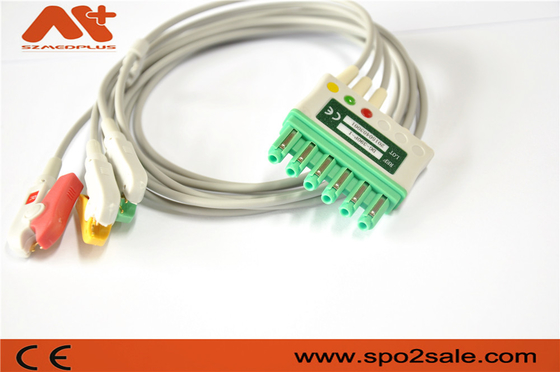 Kabel Pasien EKG Kompatibel Draeger MS16231 3 Kabel Timbal Ekg