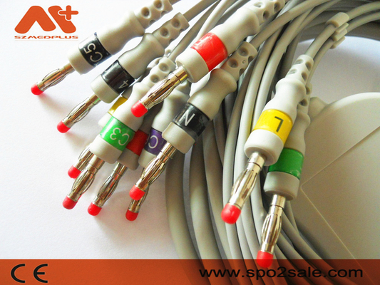 2.400095 Kabel EKG Kabel EKG Schiller IEC Banana 4.0 Untuk AT1, AT2, AT4