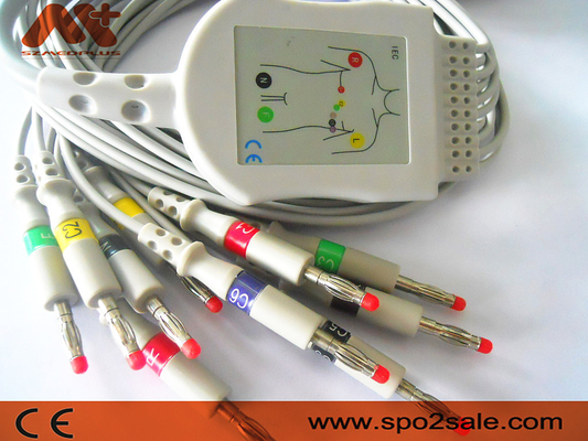 2.400095 Kabel EKG Kabel EKG Schiller IEC Banana 4.0 Untuk AT1, AT2, AT4