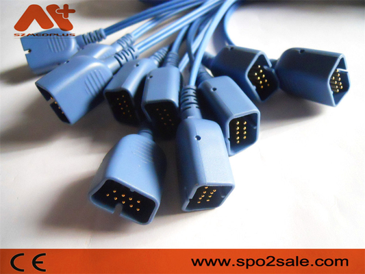 Aksesoris Monitor Pasien DB9 Kabel 14 Pin Nihon Kohden Spo2 Cable