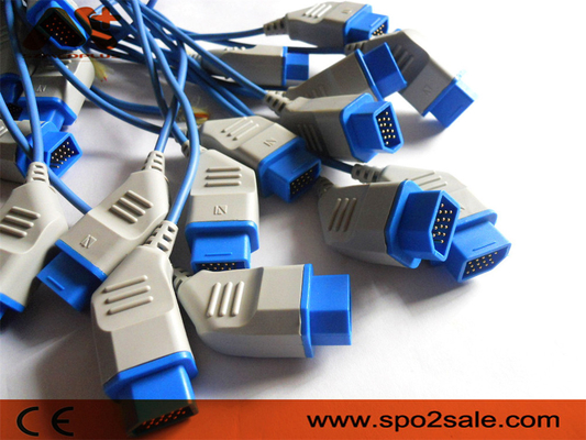 Aksesoris Monitor Pasien DB9 Kabel 14 Pin Nihon Kohden Spo2 Cable