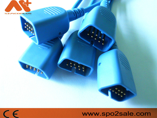 Aksesoris Monitor Pasien DB9 Kabel 14 Pin Nihon Kohden Spo2 Cable