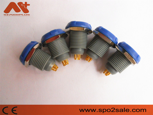 (G51M07-P05LJG0-0060) 1P tarik push 5 pin takik tunggal Soket plastik, plastik, Biru