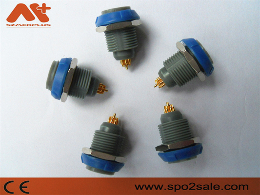 (G51M07-P05LJG0-0060) 1P tarik push 5 pin takik tunggal Soket plastik, plastik, Biru