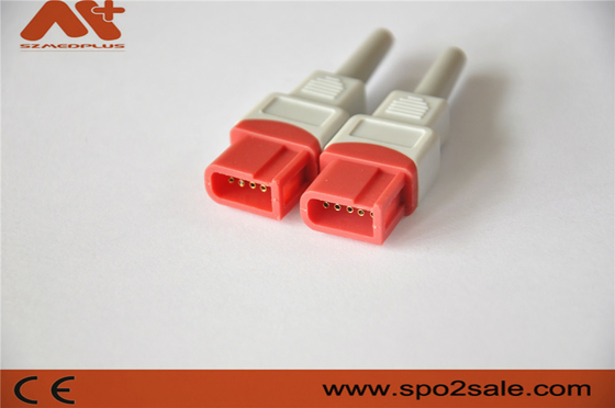 Konektor IBP kompatibel untuk kabel IBP Spacelabs yang Kompatibel dengan warna Merah 10pin