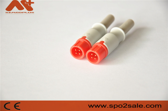 Aksesori konektor IBP yang kompatibel untuk kabel adaptor Biolight IBP dengan warna merah 4pin