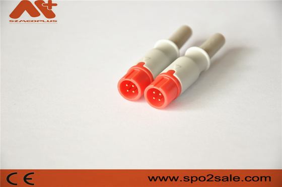 Aksesori konektor IBP yang kompatibel untuk kabel adaptor Biolight IBP dengan warna merah 4pin