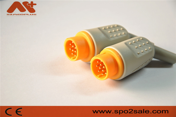 Aksesori konektor IBP yang kompatibel untuk kabel adaptor Kontron IBP dengan warna kuning 12pin