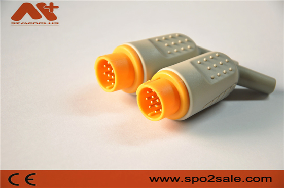 Aksesori konektor IBP yang kompatibel untuk kabel adaptor Kontron IBP dengan warna kuning 12pin