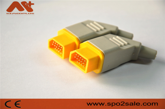Aksesori konektor IBP yang kompatibel untuk kabel adaptor IBP Nihon Kohden, 14Pin