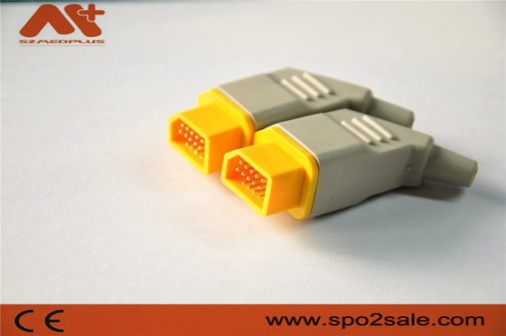 Aksesori konektor IBP yang kompatibel untuk kabel adaptor IBP Nihon Kohden, 14Pin