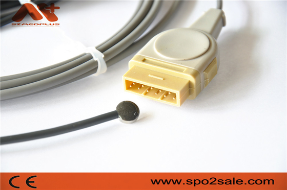 GE Marquette Medical Temperature Sensor Probe Kulit Dewasa Untuk Dash 4000 Monitor