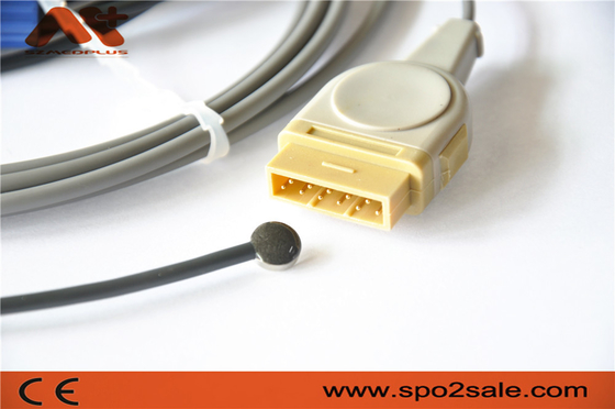 GE Marquette Medical Temperature Sensor Probe Kulit Dewasa Untuk Dash 4000 Monitor