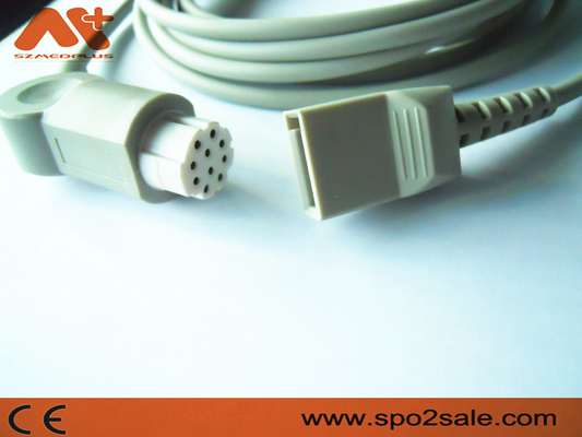 Kabel Adaptor IBP yang Kompatibel Datex Untuk AS/3, AS/5, CC-104, Cardiocap CM-104, Cardiocap I, Cardiocap II, Cardiocap/5..
