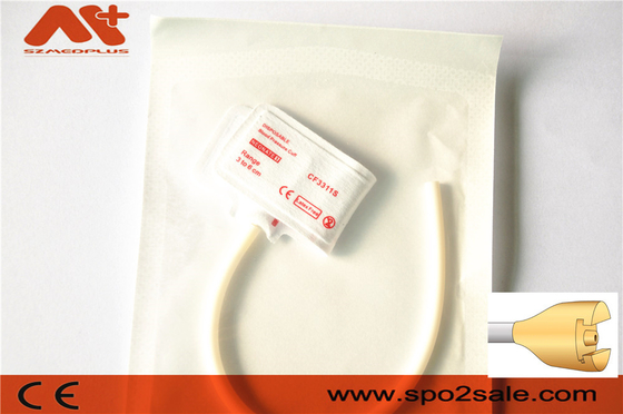 Manset NIBP sekali pakai - neonatus M1866B 1 tabung tunggal 3 - 6 cm