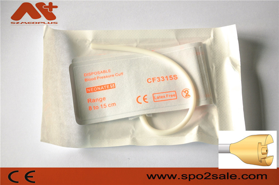 Manset NIBP Sekali Pakai M1873B Neonatal Nibp Manset Tabung Tunggal 8 - 15 Cm