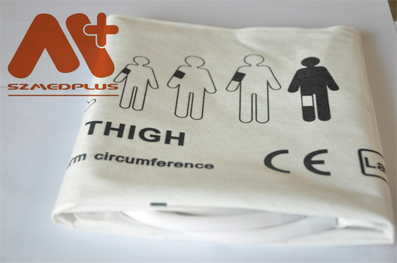 Critikon NIBP Cuff 2406 Dewasa Paha Tekanan Darah Manset Tabung Ganda 45 - 56 Cm