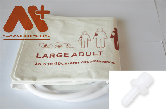 Manset NIBP sekali pakai - 2504 tabung ganda dewasa besar 35,5 - 46 cm