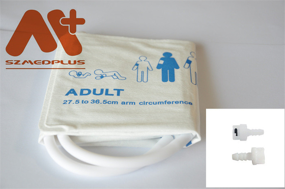 NIBP Cuff 2453 tabung ganda dewasa sekali pakai 27,5 - 36,5 cm