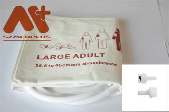 Manset NIBP sekali pakai - 2455 tabung ganda dewasa besar 35,5 - 46 cm