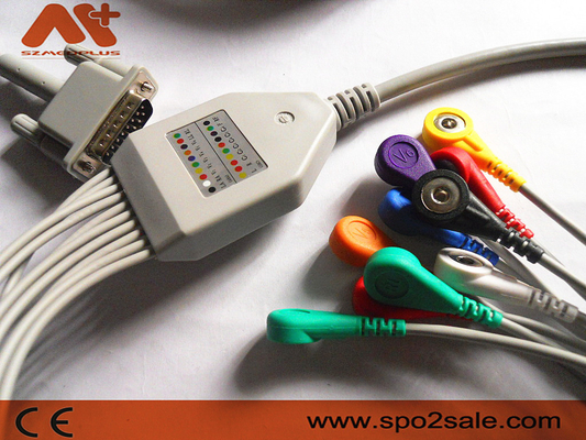 Kabel Timbal Philips Ecg 9293-033-50 Kabel Mesin Ecg AHA Snap