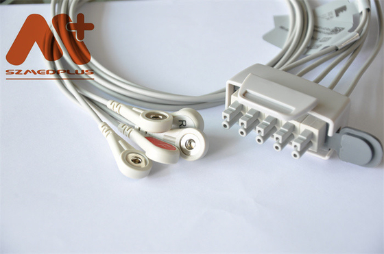 M2592A Philips 5 Lead ECG Cable CFS Telemetry Lead Wires Untuk Monitor Pasien