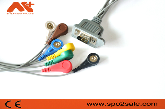 7 Lead Holter Dms 300 3a AHA DMS-20200213 Untuk Monitor Pasien