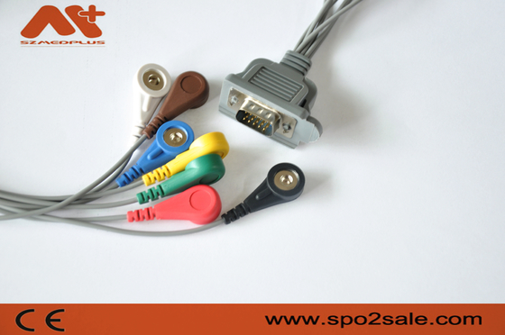 7 Lead Holter Dms 300 3a AHA DMS-20200213 Untuk Monitor Pasien