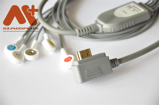 Kabel Holter EKG 5 Timbal Kompatibel Untuk Sistem Perekaman Holter Voles & Hills Cerdas