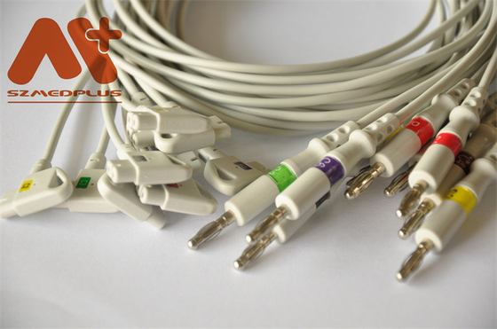 Kabel EKG Kompatibel Philips 10 Lead CFS 989803129161 Untuk Pisang 4.0