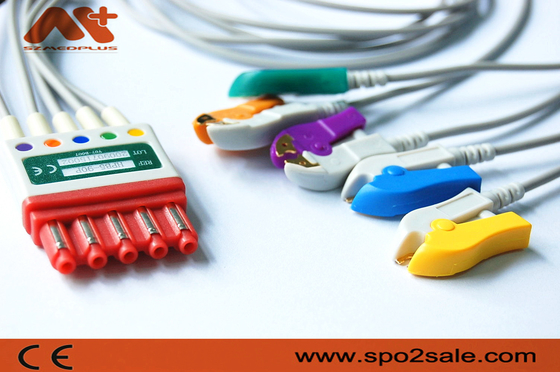 Kabel Monitor Jantung Philips 5 Klip Utama V2-V6 M1976A CFS