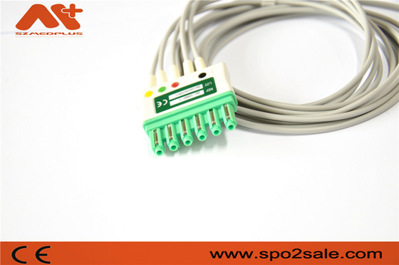 Kabel Pasien EKG Kompatibel Draeger 5 Klip Timbal MS16546 AHA