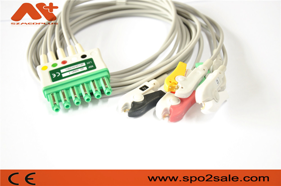 Kabel Pasien EKG Kompatibel Draeger 5 Klip Timbal MS16546 AHA