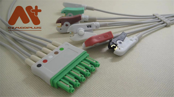 Draeger Kompatibel 6 klip lead ECG Leadwire - MS16547