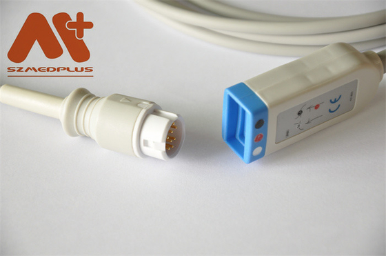 12 Pin Philips Kompatibel ECG Trunk Cable 3 Lead M1669A