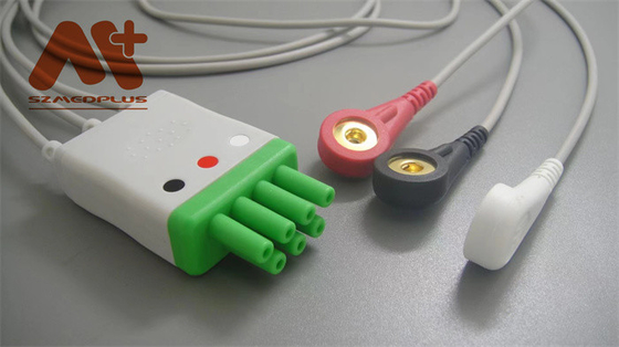 Mindray > Kompatibel dengan Datascope 3 Lead snap ECG Telemetry Leadwire - 115-004867-00