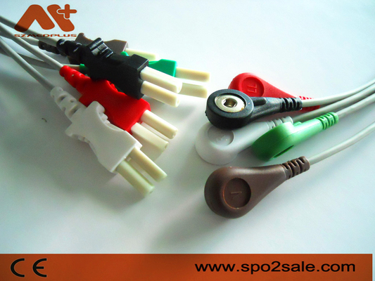 Spacelabs Kompatibel 5 lead snap ECG Leadwire - 700-0007-08