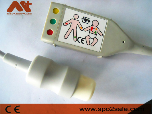 Kabel Batang ECG 3 Timbal yang Kompatibel dengan Philips - M1590A