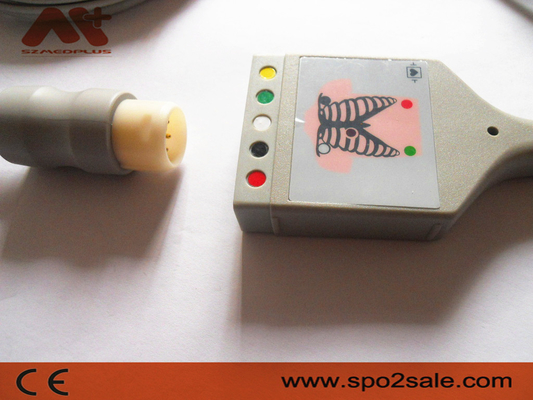 Kabel Batang ECG 5 Timbal yang Kompatibel dengan Philips - M1610A