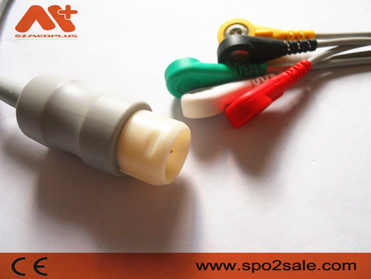 Kabel EKG Sambungan Langsung 5 Lead Snap yang Kompatibel dengan Philips - M1736A