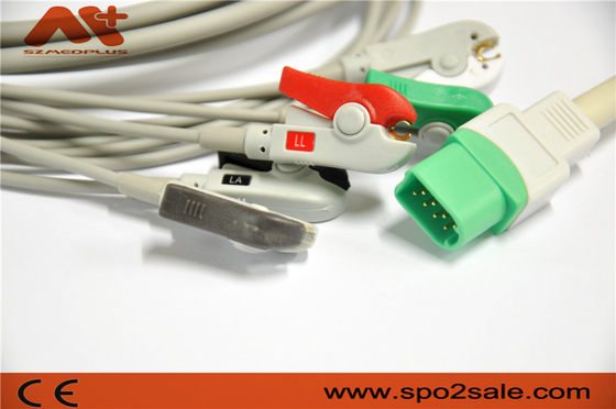 Mindray > Datascope Passport V, V12, V21 5 Lead Kompatibel Kabel EKG Sambungan Langsung