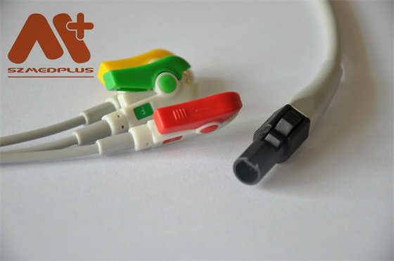 Welch Allyn Propaq LT 3 lead Clip Kompatibel Kabel EKG Sambungan Langsung