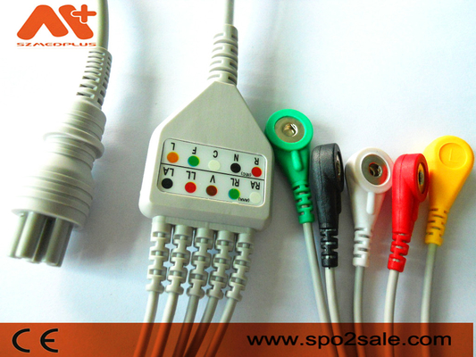Colin BP-88S BP-S510 M9500 Kabel Monitor Pasien Ecg 6 Pin Cable