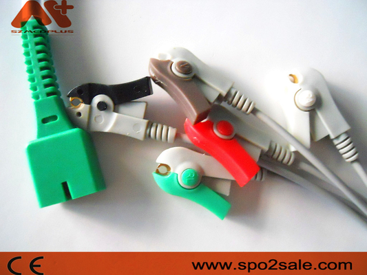 MEK MP 1000, MP 600, MP 500 Kompatibel 5 Klip Timbal Kabel EKG Sambungan Langsung