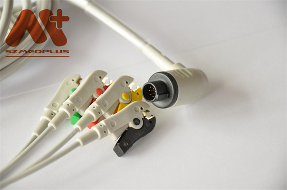 Kabel Monitor Pasien Corpuls 3.5M EKG 4 Kabel Timbal Dengan Kabel Timbal
