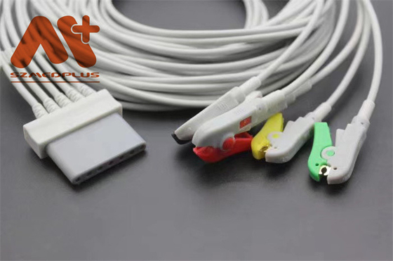 Kabel EKG timbal Schiller Lux 5 dengan kabel utama