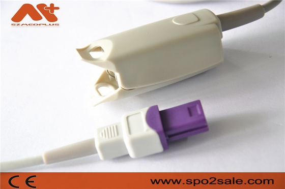 Lohmeier Kompatibel Dewasa Klip Jari Sensor SpO2 Sambungan Langsung - 6051-0000-035