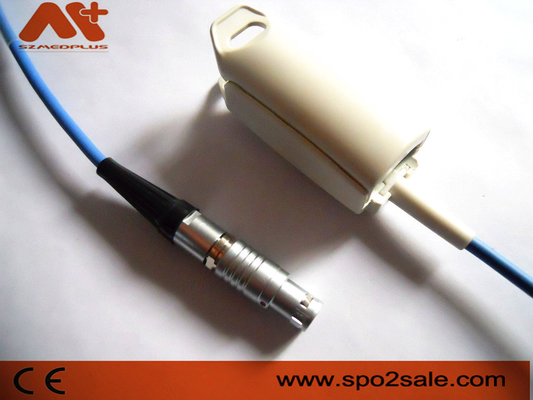 Sensor SpO2 Kawat Panjang Kompatibel Invivo - 9383 untuk 4500, 4500 Plus, Milenia, Omega 1445, TVS Omni-Trak, Sat Scout