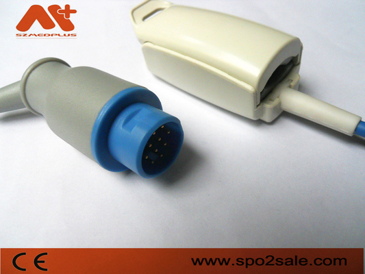 Nihon Kohden Kompatibel Dewasa Klip Jari Sensor SpO2 Terhubung Langsung - TL-101S