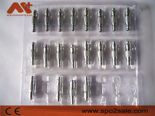Tembaga Plated Gold Medical Kabel Konektor Logam 1B 2pin 4pin 5pin 6pin Konektor